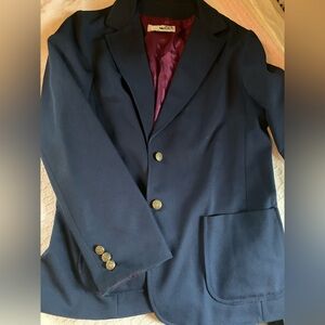 Vintage 1980s black Jack Winter blazer, size XL
